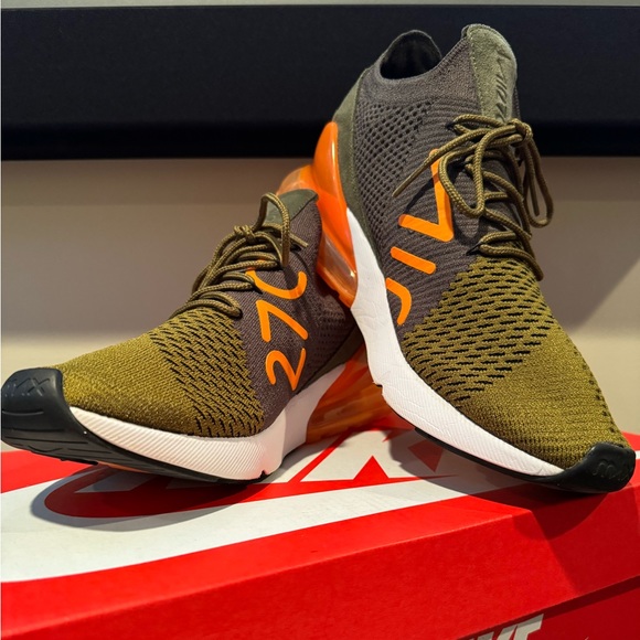 Nike Other - Nike Air Max 270 Flyknit ‘Olive Flak’